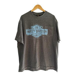 Harley Davidson Graphic Tee Texas Bedford Pocket T Shirt XL